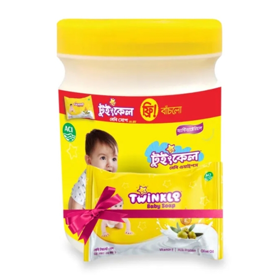 Twinkle BW Jar 160 pcs (Baby Soap CP)