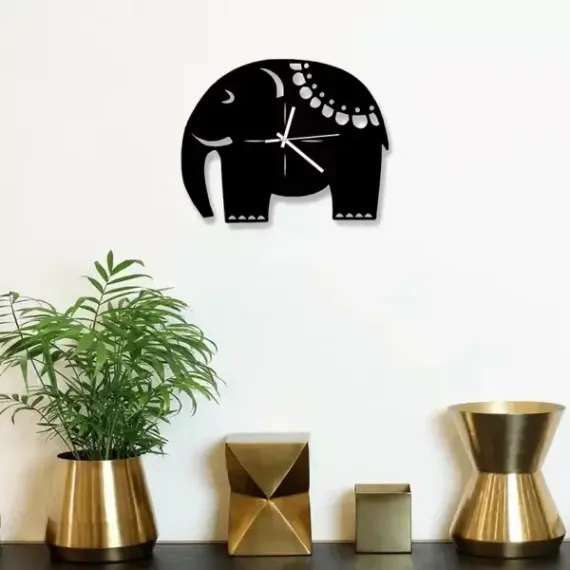 Decorative Wooden Board Wall Clock for Home Décor -1001