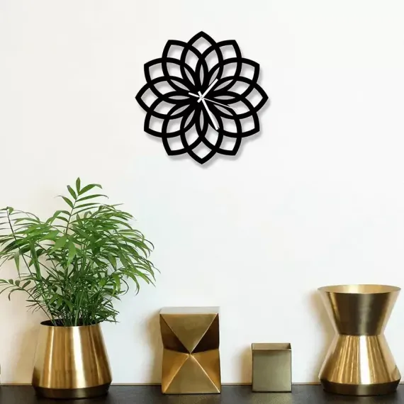 Decorative Wooden Board Wall Clock for Home Décor -1018