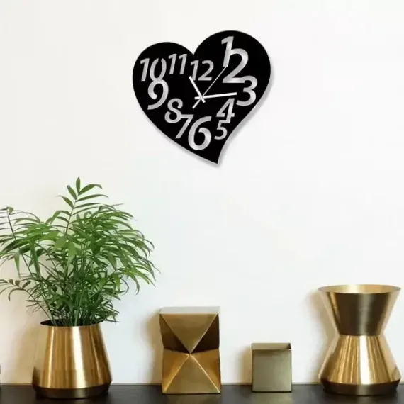 Decorative Wooden Board Wall Clock for Home Décor -1043