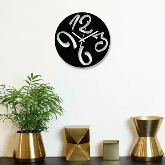 Decorative Wooden Board Wall Clock for Home Décor -1027