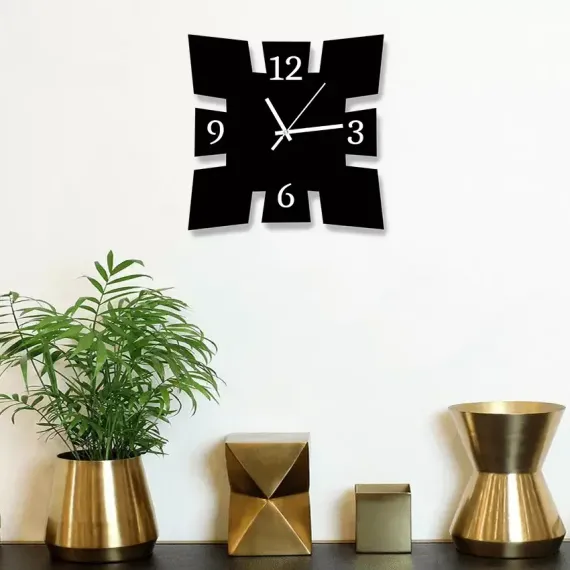 Decorative Wooden Board Wall Clock for Home Décor -1048