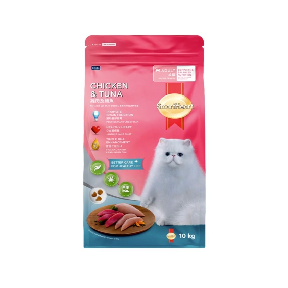 Smart Heart Chicken & Tuna Adult Food 10 kg