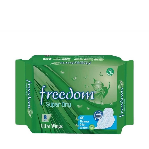 Freedom Sanitary Napkin Ultra 8 pads (Latest)