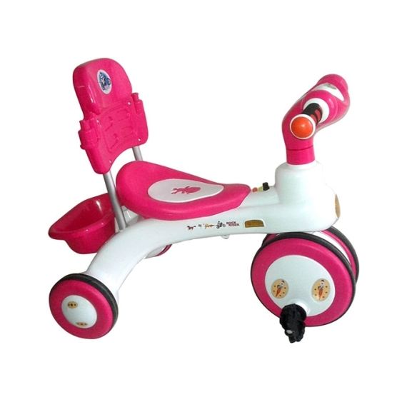 Rock Rider With Backrest 3Y Pink
