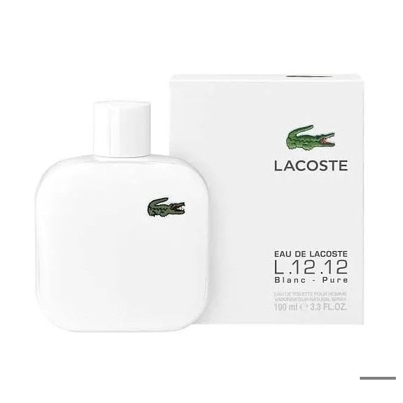 Eau de LacosteL.12.12 White EDT 100ML for Men