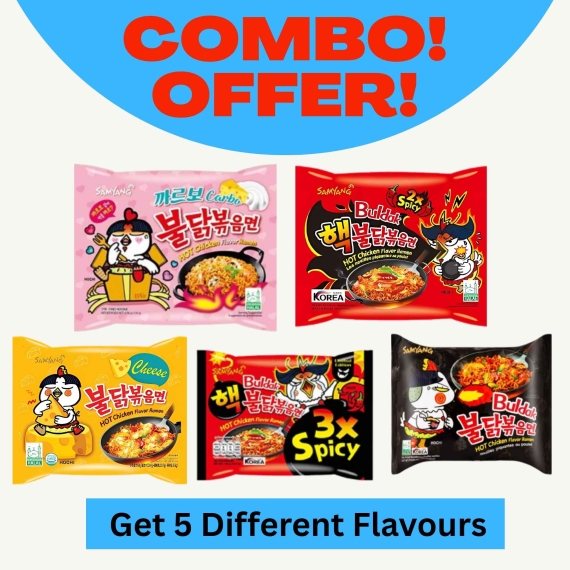 Ramen Single Pack Combo (5 Flavours)