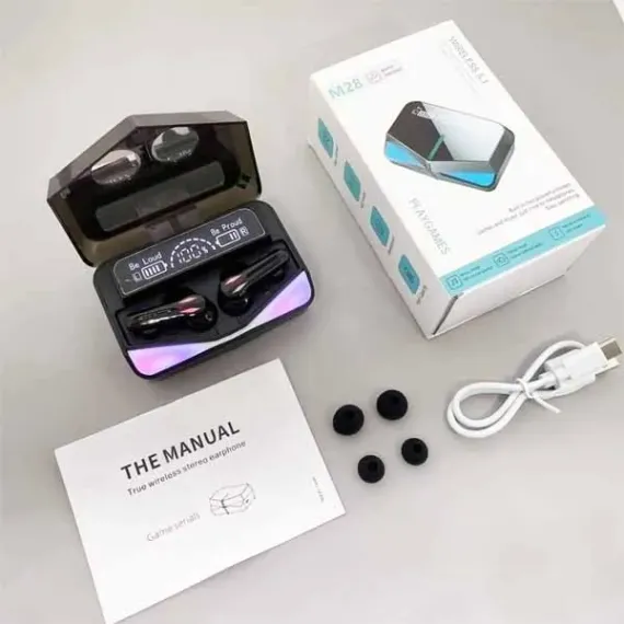 M28 TWS Wireless Gaming Earbuds 			, 3 image
