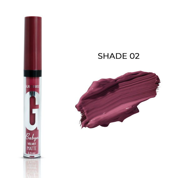 Guerniss  Babyes Valevet Matte Liquid Lipstick 02