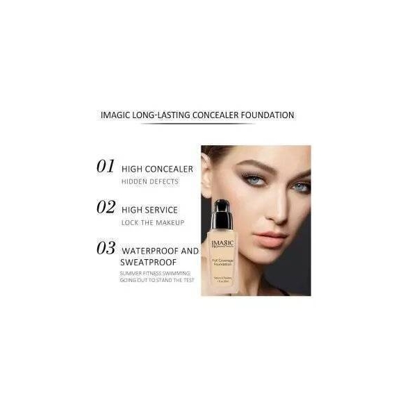 IMAGIC Full Coverage Foundation-Slightly Pink, 3 image